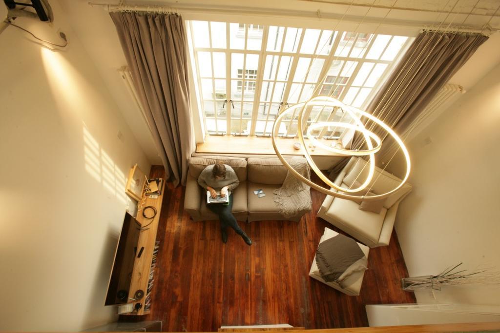 Appartamento Fx78 Loft & Terrace Shanghai Esterno foto