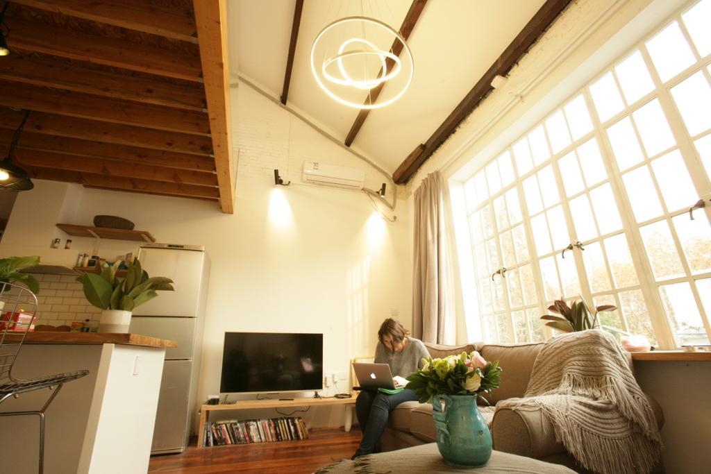 Appartamento Fx78 Loft & Terrace Shanghai Esterno foto