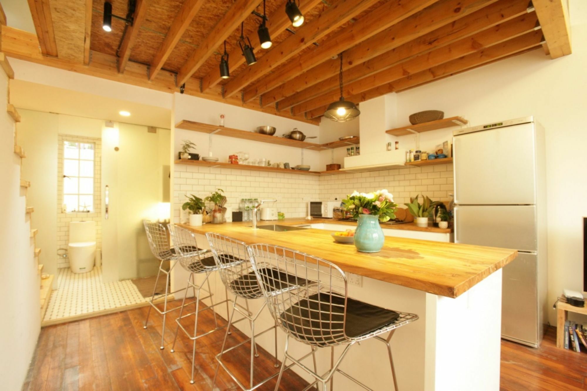 Appartamento Fx78 Loft & Terrace Shanghai Esterno foto